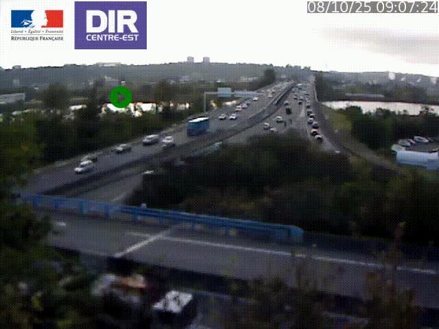 <h2>Webcam autoroute sur A450 à Pierre-Bénite en direction de Lyon et de l'autoroute A7</h2>