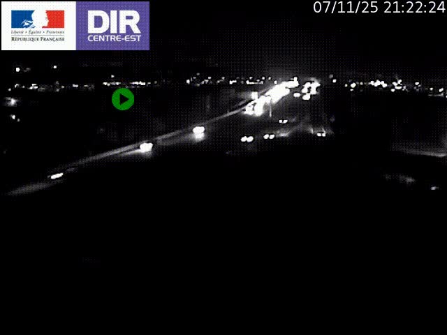 Clone of Caméra de circulation sur A7 à Lyon Perrache vers Marseille, le long du Rhône