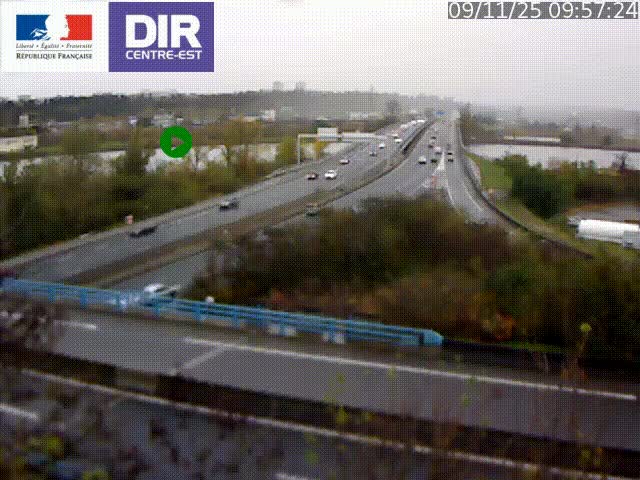 <h2>Webcam autoroute sur A450 à Pierre-Bénite en direction de Lyon et de l'autoroute A7</h2>