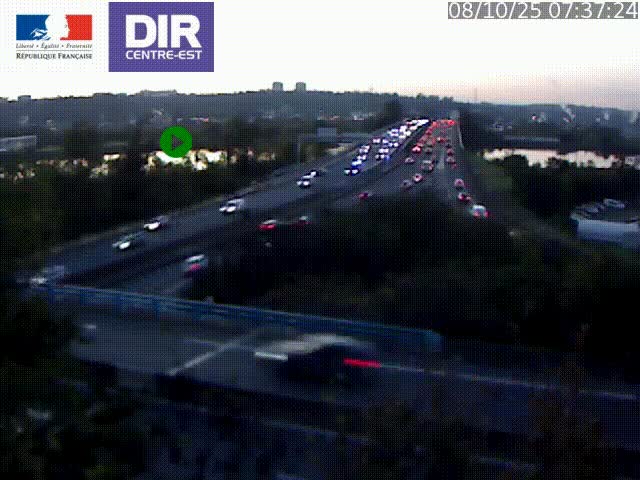 <h2>Webcam autoroute sur A450 à Pierre-Bénite en direction de Lyon et de l'autoroute A7</h2>