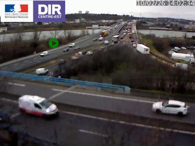 <h2>Clone of Caméra de circulation sur A7 à Lyon Perrache vers Marseille, le long du Rhône</h2>