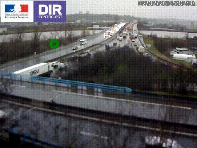 <h2>Clone of Caméra de circulation sur A7 à Lyon Perrache vers Marseille, le long du Rhône</h2>