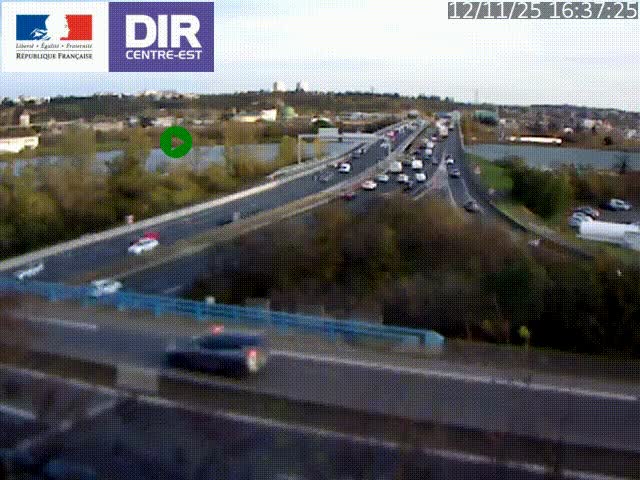 <h2>Webcam autoroute sur A450 à Pierre-Bénite en direction de Lyon et de l'autoroute A7</h2>