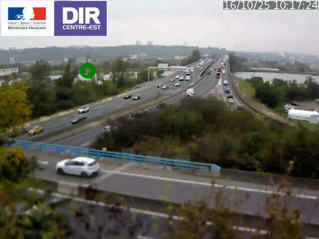 <h2>Webcam autoroute sur A450 à Pierre-Bénite en direction de Lyon et de l'autoroute A7</h2>