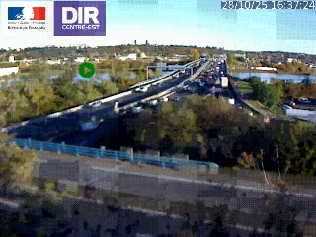 <h2>Webcam autoroute sur A450 à Pierre-Bénite en direction de Lyon et de l'autoroute A7</h2>