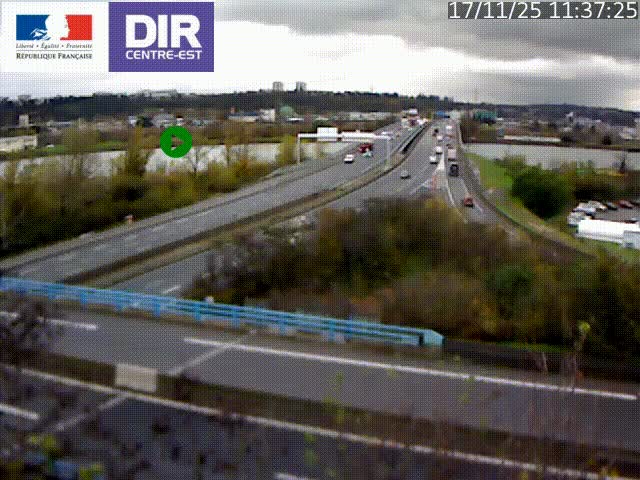 Webcam autoroute sur A450 à Pierre-Bénite en direction de Lyon et de l'autoroute A7