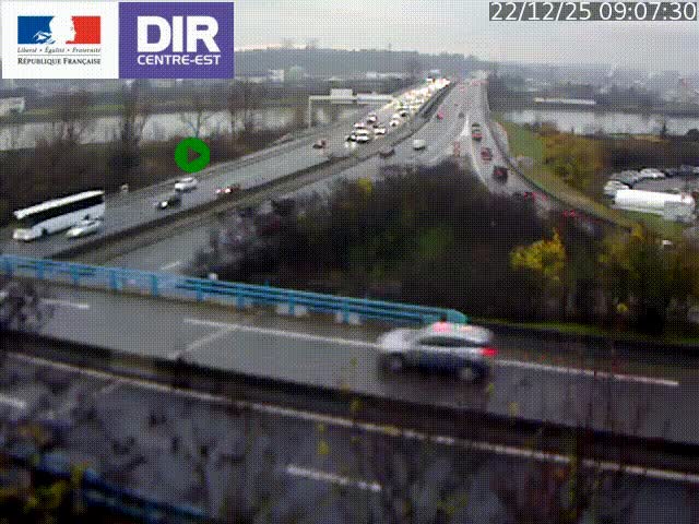 <h2>Clone of Caméra de circulation sur A7 à Lyon Perrache vers Marseille, le long du Rhône</h2>