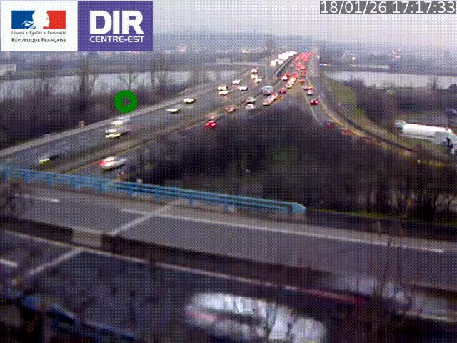 <h2>Webcam autoroute sur A450 à Pierre-Bénite en direction de Lyon et de l'autoroute A7</h2>