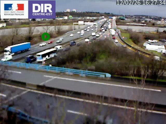 <h2>Clone of Caméra de circulation sur A7 à Lyon Perrache vers Marseille, le long du Rhône</h2>