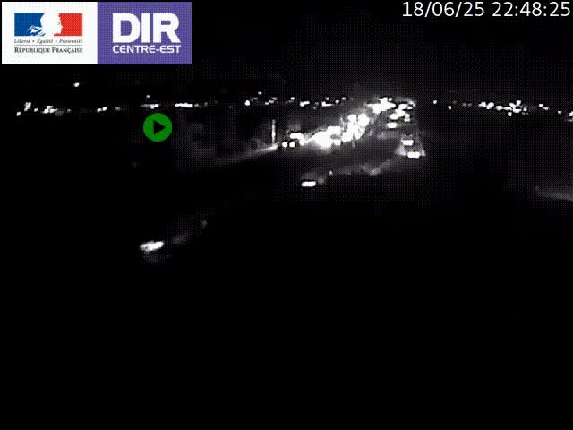 Webcam autoroute sur A450 à Pierre-Bénite en direction de Lyon et de l'autoroute A7