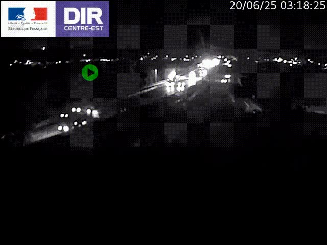 Webcam autoroute sur A450 à Pierre-Bénite en direction de Lyon et de l'autoroute A7