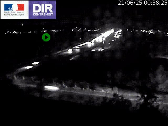 Webcam autoroute sur A450 à Pierre-Bénite en direction de Lyon et de l'autoroute A7