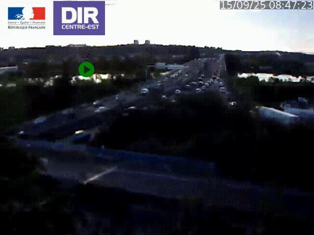 Webcam autoroute sur A450 à Pierre-Bénite en direction de Lyon et de l'autoroute A7