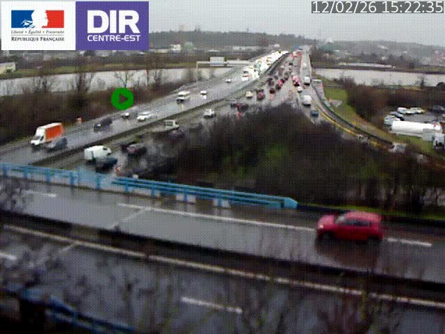 <h2>Clone of Caméra de circulation sur A7 à Lyon Perrache vers Marseille, le long du Rhône</h2>