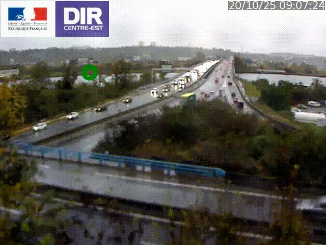 <h2>Clone of Caméra de circulation sur A7 à Lyon Perrache vers Marseille, le long du Rhône</h2>