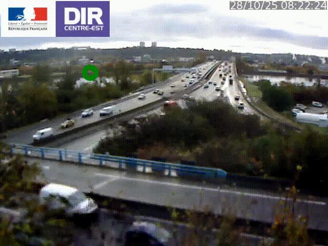 <h2>Clone of Caméra de circulation sur A7 à Lyon Perrache vers Marseille, le long du Rhône</h2>