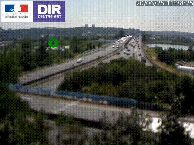 <h2>Webcam autoroute sur A450 à Pierre-Bénite en direction de Lyon et de l'autoroute A7</h2>