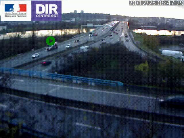 <h2>Clone of Caméra de circulation sur A7 à Lyon Perrache vers Marseille, le long du Rhône</h2>