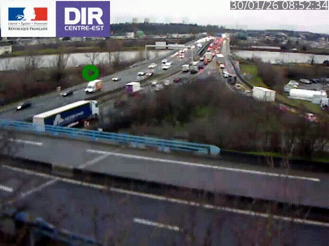 <h2>Clone of Caméra de circulation sur A7 à Lyon Perrache vers Marseille, le long du Rhône</h2>