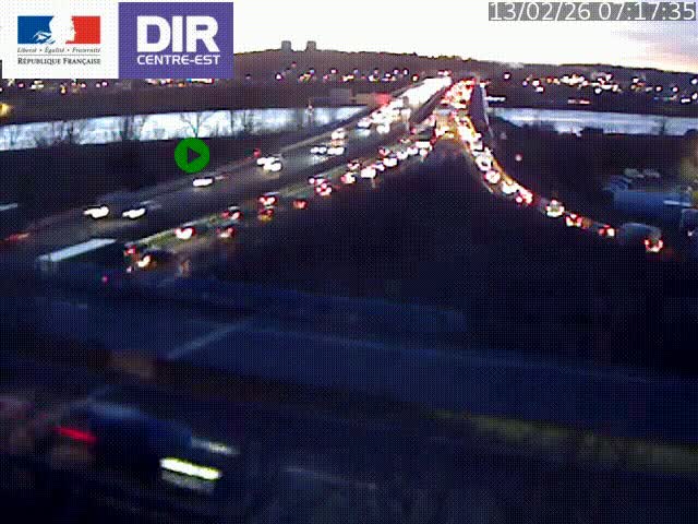 <h2>Webcam autoroute sur A450 à Pierre-Bénite en direction de Lyon et de l'autoroute A7</h2>