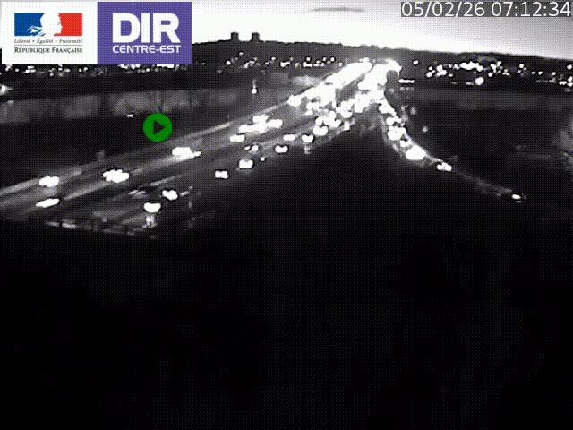 <h2>Clone of Caméra de circulation sur A7 à Lyon Perrache vers Marseille, le long du Rhône</h2>