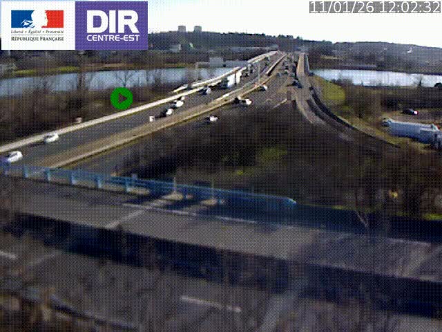 <h2>Clone of Caméra de circulation sur A7 à Lyon Perrache vers Marseille, le long du Rhône</h2>