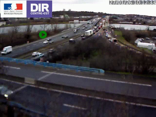 <h2>Webcam autoroute sur A450 à Pierre-Bénite en direction de Lyon et de l'autoroute A7</h2>