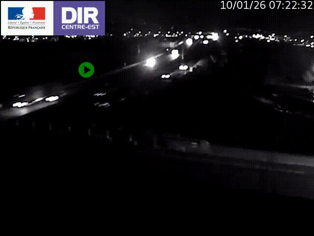Webcam autoroute sur A450 à Pierre-Bénite en direction de Lyon et de l'autoroute A7