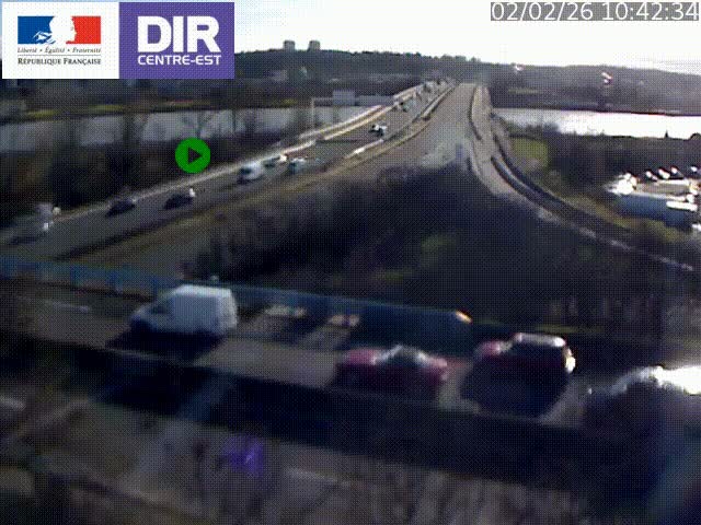 <h2>Webcam autoroute sur A450 à Pierre-Bénite en direction de Lyon et de l'autoroute A7</h2>