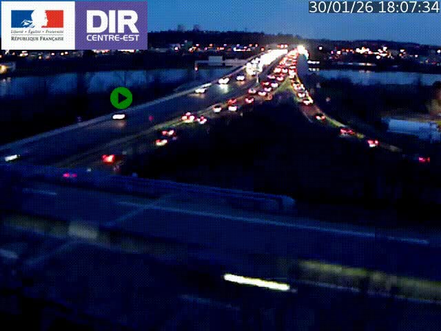 <h2>Webcam autoroute sur A450 à Pierre-Bénite en direction de Lyon et de l'autoroute A7</h2>