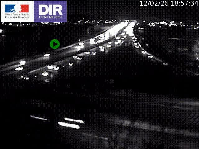 <h2>Webcam autoroute sur A450 à Pierre-Bénite en direction de Lyon et de l'autoroute A7</h2>