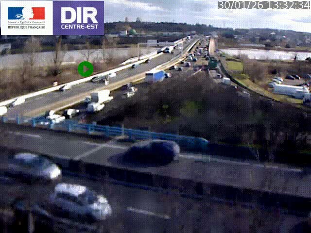 <h2>Webcam autoroute sur A450 à Pierre-Bénite en direction de Lyon et de l'autoroute A7</h2>