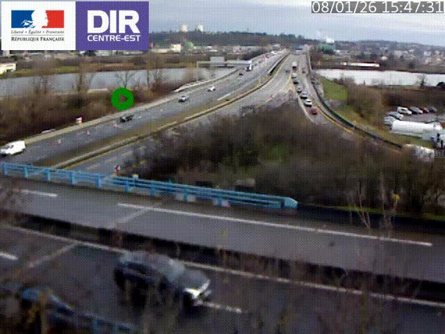 <h2>Webcam autoroute sur A450 à Pierre-Bénite en direction de Lyon et de l'autoroute A7</h2>