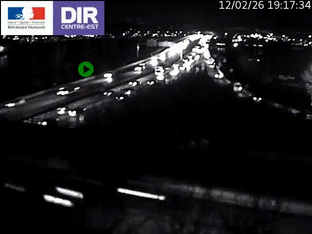 <h2>Webcam autoroute sur A450 à Pierre-Bénite en direction de Lyon et de l'autoroute A7</h2>