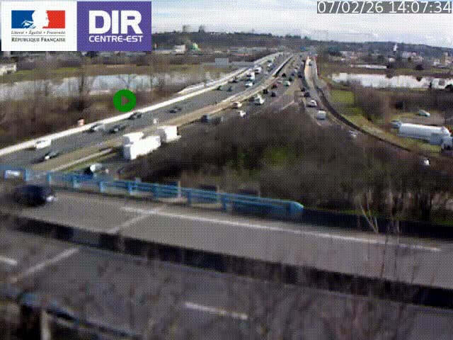 <h2>Clone of Caméra de circulation sur A7 à Lyon Perrache vers Marseille, le long du Rhône</h2>