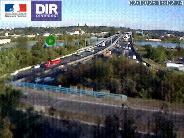 <h2>Webcam autoroute sur A450 à Pierre-Bénite en direction de Lyon et de l'autoroute A7</h2>