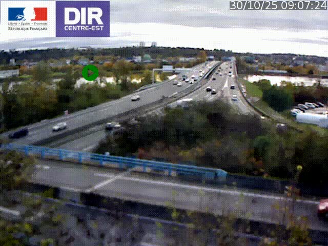 <h2>Webcam autoroute sur A450 à Pierre-Bénite en direction de Lyon et de l'autoroute A7</h2>