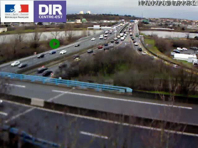 <h2>Clone of Caméra de circulation sur A7 à Lyon Perrache vers Marseille, le long du Rhône</h2>