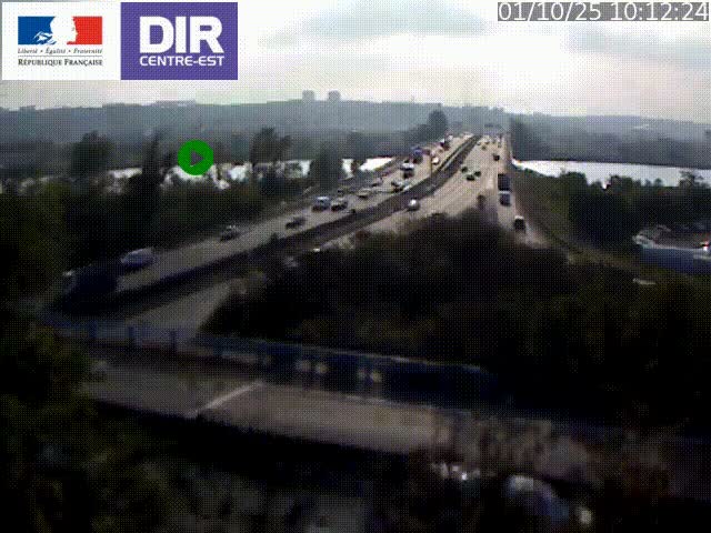 <h2>Webcam autoroute sur A450 à Pierre-Bénite en direction de Lyon et de l'autoroute A7</h2>