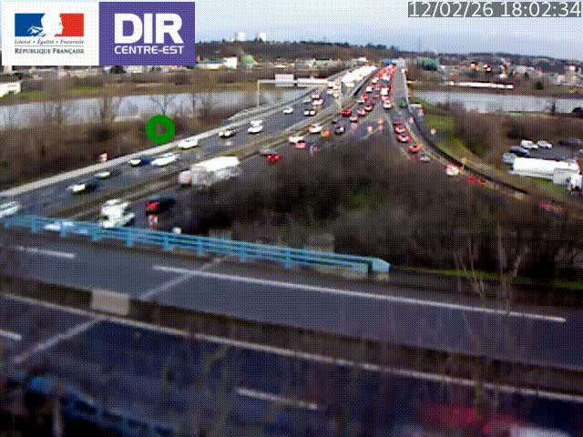 <h2>Clone of Caméra de circulation sur A7 à Lyon Perrache vers Marseille, le long du Rhône</h2>