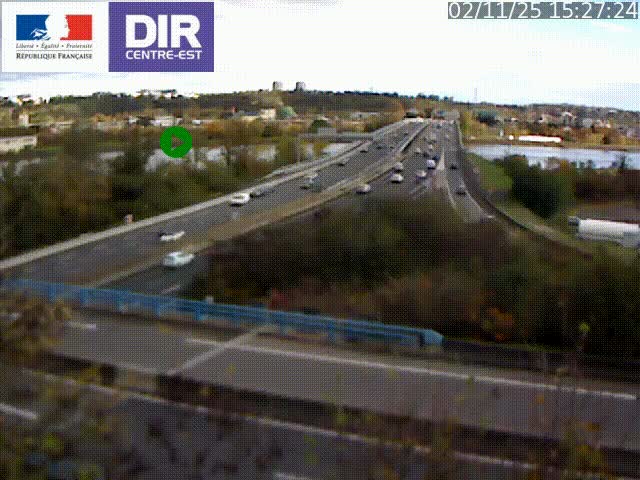 <h2>Webcam autoroute sur A450 à Pierre-Bénite en direction de Lyon et de l'autoroute A7</h2>