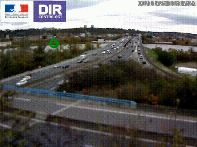 <h2>Webcam autoroute sur A450 à Pierre-Bénite en direction de Lyon et de l'autoroute A7</h2>