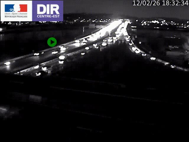 <h2>Webcam autoroute sur A450 à Pierre-Bénite en direction de Lyon et de l'autoroute A7</h2>