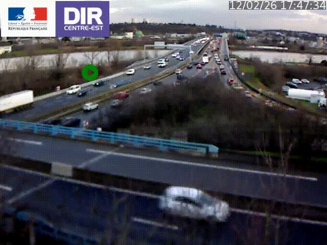 <h2>Webcam autoroute sur A450 à Pierre-Bénite en direction de Lyon et de l'autoroute A7</h2>