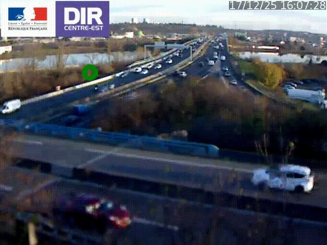 <h2>Clone of Caméra de circulation sur A7 à Lyon Perrache vers Marseille, le long du Rhône</h2>
