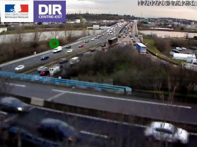 <h2>Webcam autoroute sur A450 à Pierre-Bénite en direction de Lyon et de l'autoroute A7</h2>