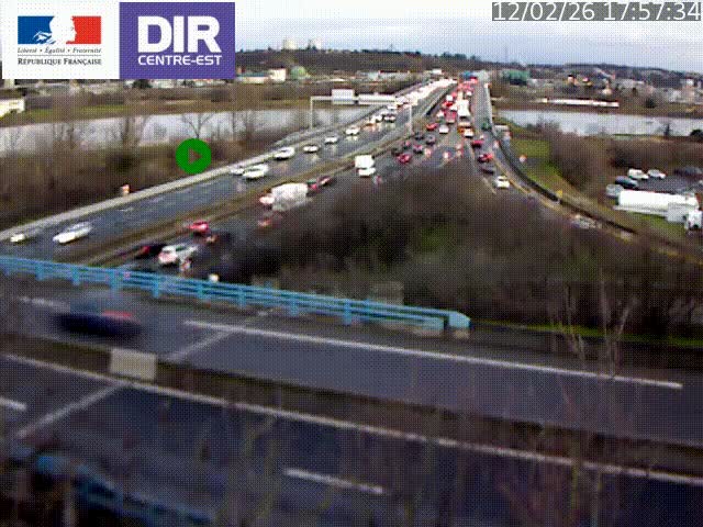 <h2>Webcam autoroute sur A450 à Pierre-Bénite en direction de Lyon et de l'autoroute A7</h2>