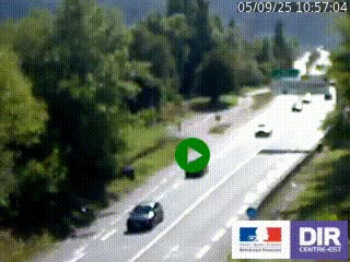 <h2>Webcam info trafic à proximité de Vizille sur la N85, au niveau du point de vue du Saut du Moine à Champagnier</h2>