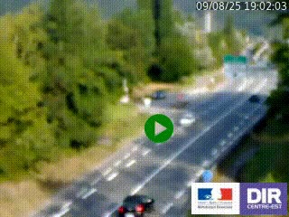 Webcam info trafic à proximité de Vizille sur la N85, au niveau du point de vue du Saut du Moine à Champagnier