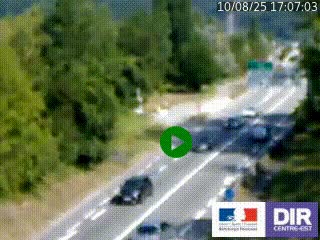 Webcam info trafic à proximité de Vizille sur la N85, au niveau du point de vue du Saut du Moine à Champagnier